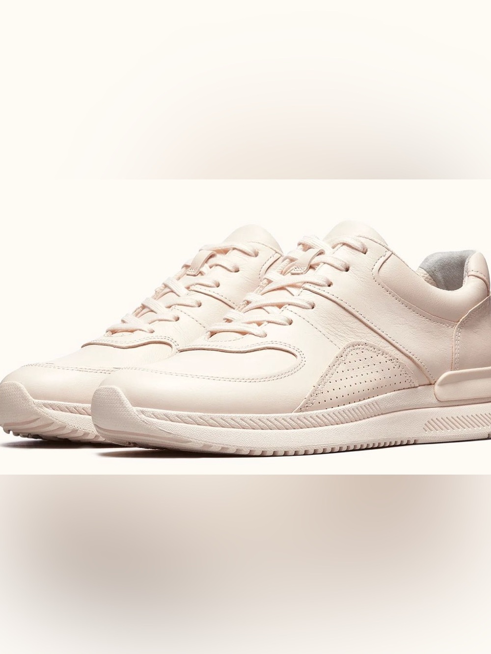 Tread by Everlane Blush Sneakers, Size 10